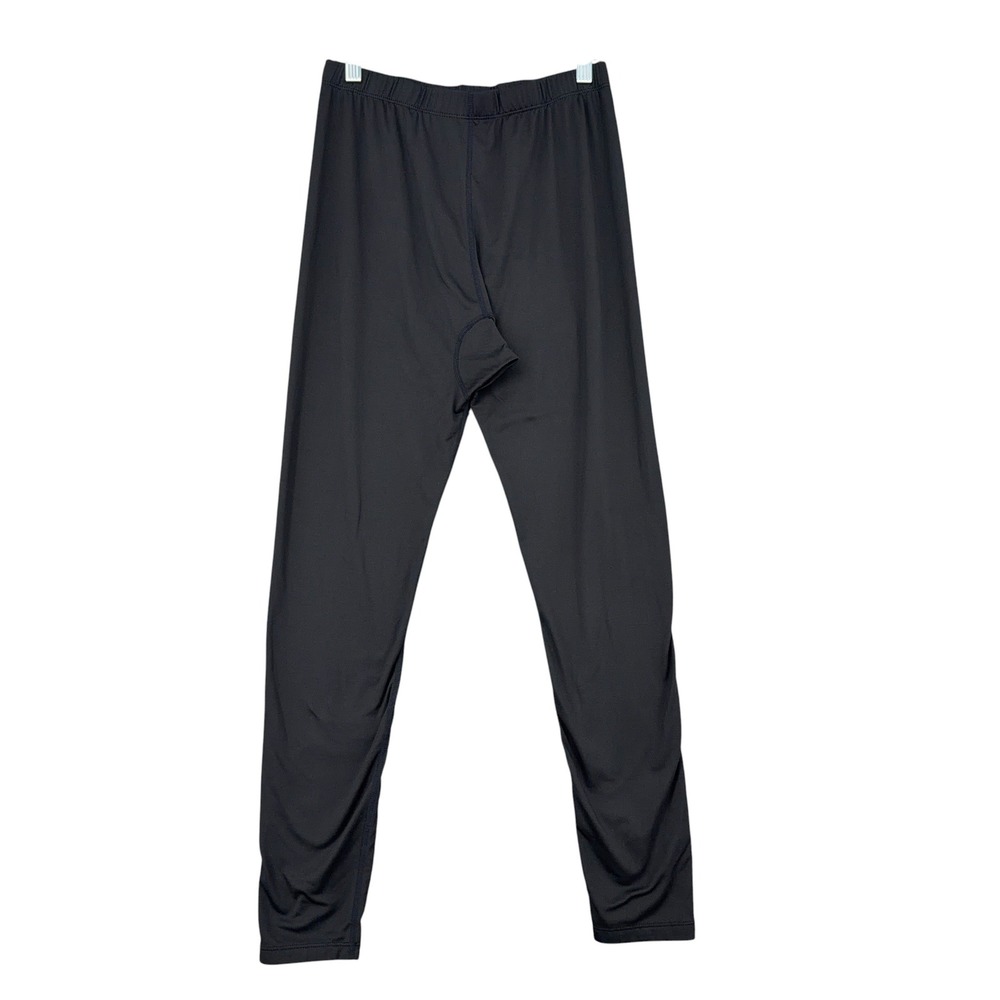 PISIQI Womens Black Athletic Leggings Size L High Rise‎ Stretch Yoga Pants Solid